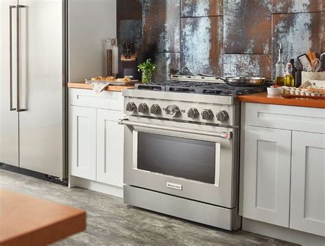 shop kitchenaid gas range